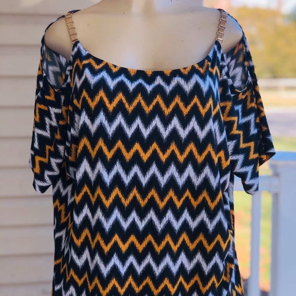 Michael kors women’s shirt chevron striped